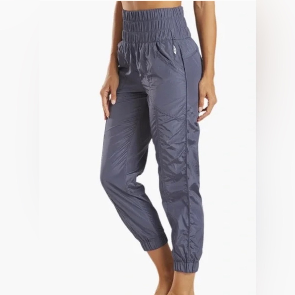 Free People fp movement the Way Home Deep Sea High Waist Joggers size XS new